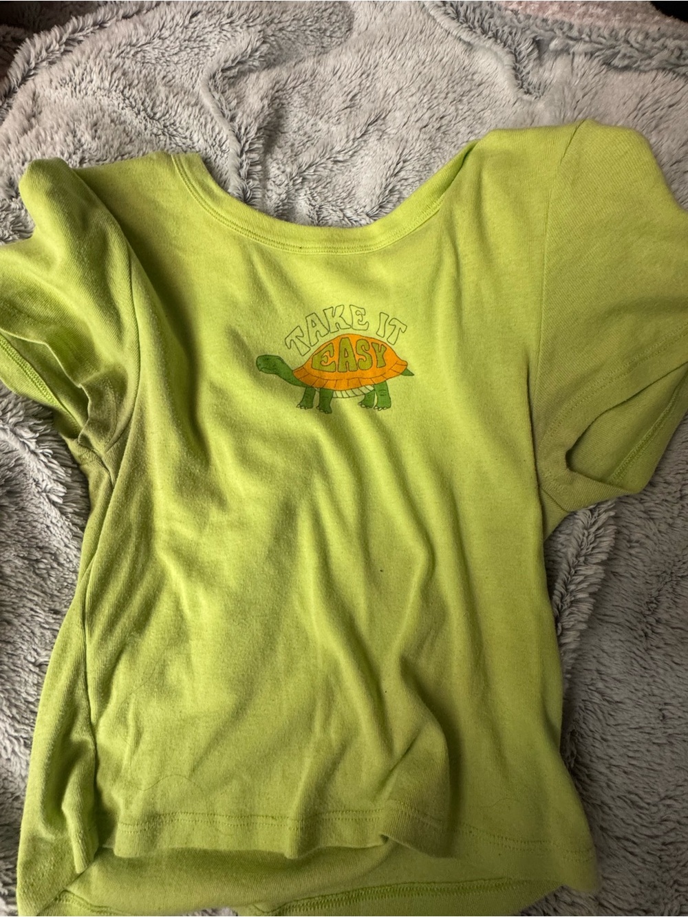 Take It Easy Turtle Pet Reptile Shirt - Lime Green